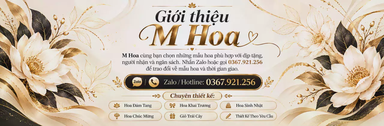 Ảnh bìa Shop hoa tươi Xã Tân Quới Vĩnh Long - Gửi lời chúc bằng sắc hoa
